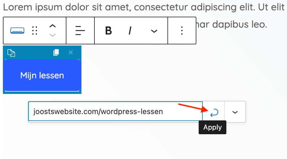 Customize Button in Gutenberg