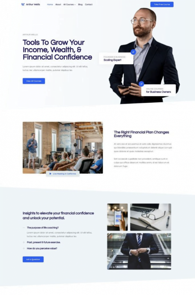 How much does a website cost? Not much with a free starter site from Kadence