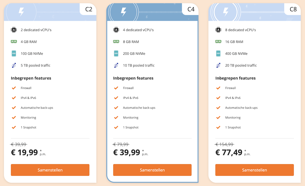 TransIP performance VPS.