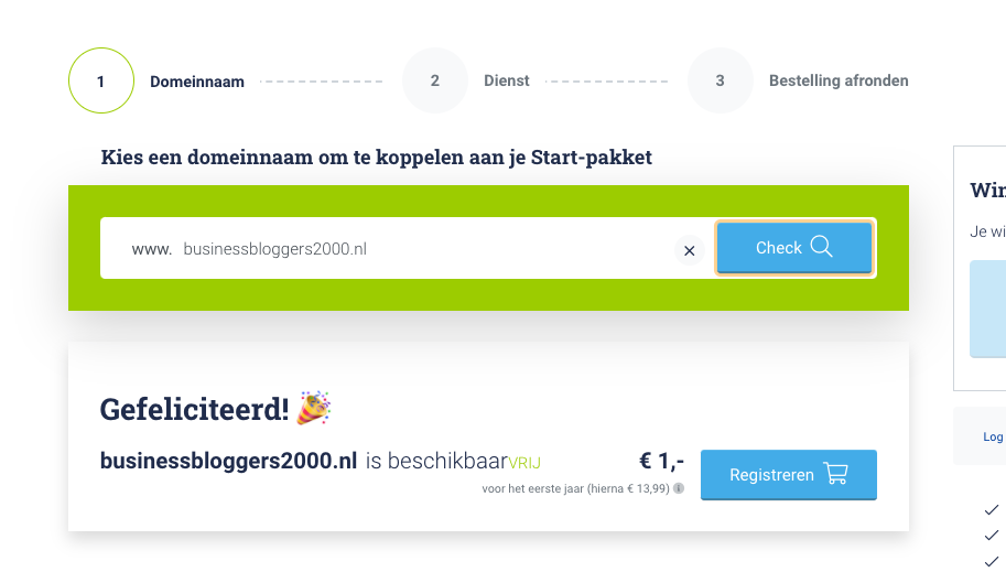 Register a Domain Name with Yourhosting