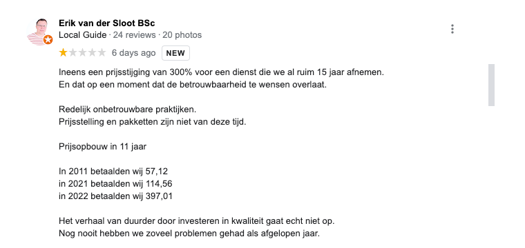 YourHosting Price Increase