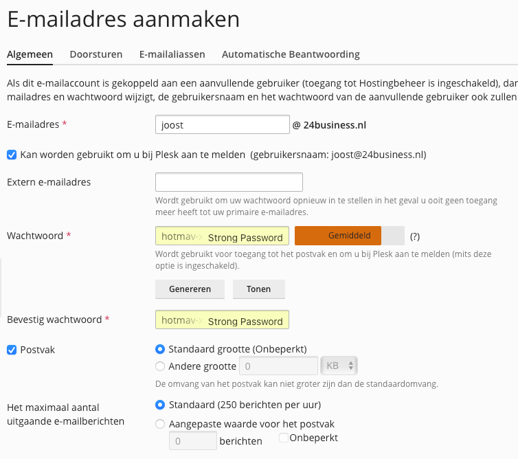 Cloud86 email hosting
