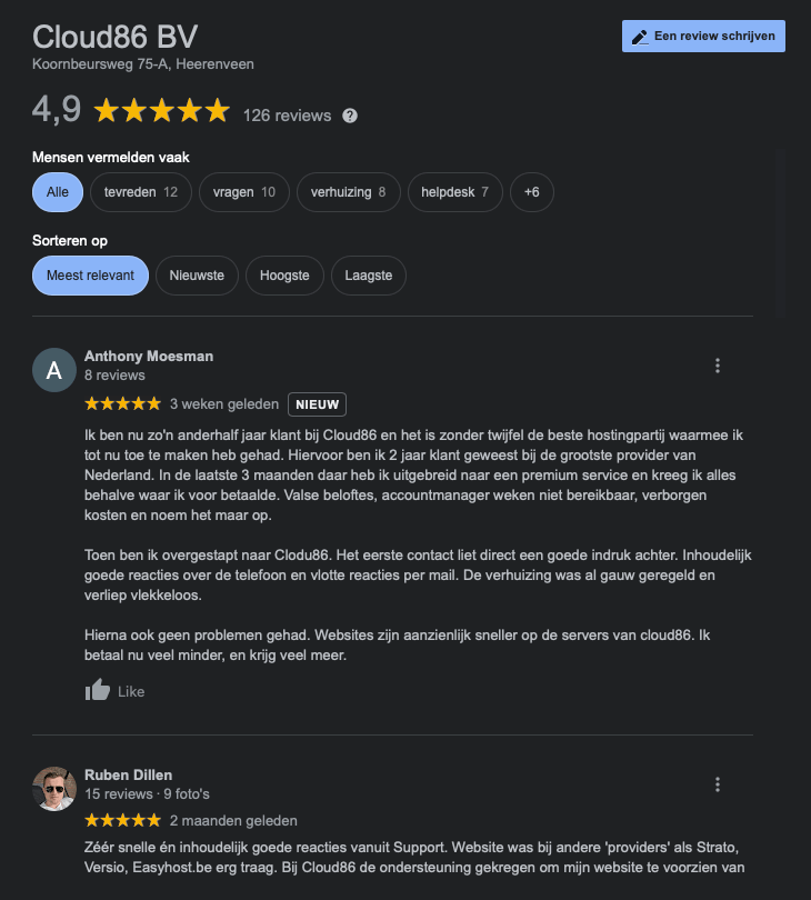 Cloud86: Affordable Hosting with Outstanding User Reviews