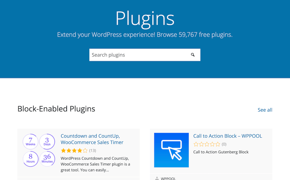 WordPress plugin repository