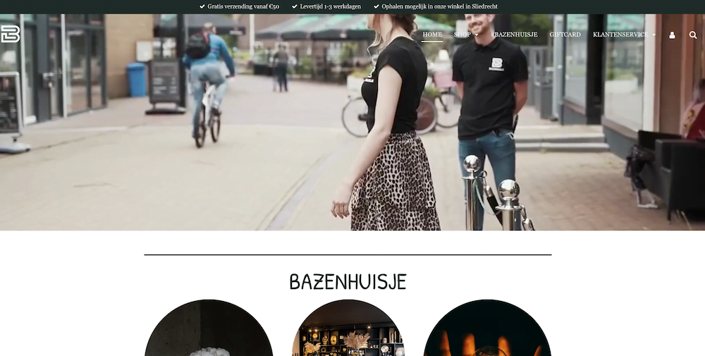 Bazenhuisje Webador Online Store