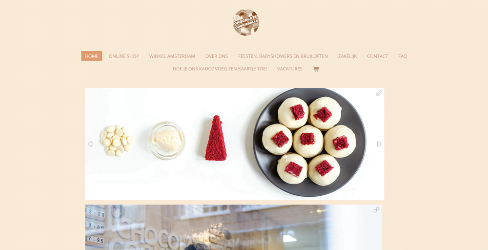 Chocolate Cookie Balls Webador Online Store