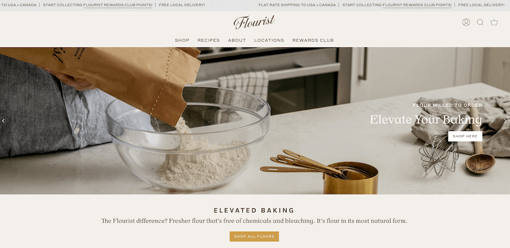 Flourist Shopify