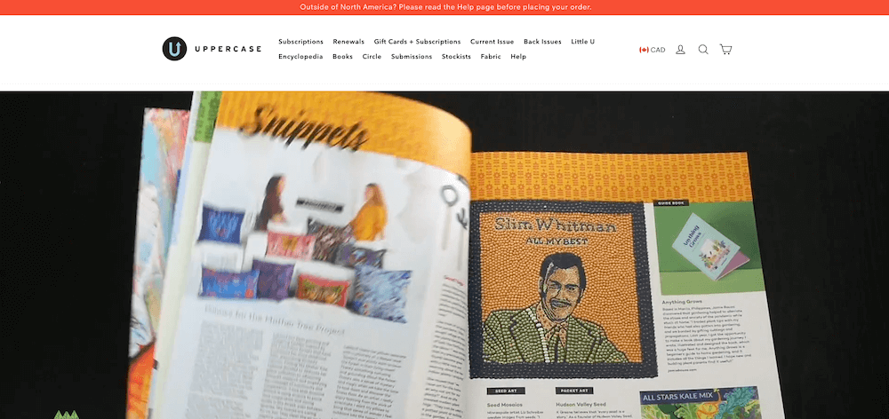 Uppercase Shopify