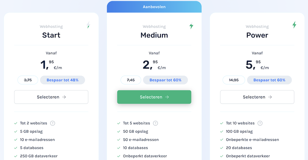 Cloud86 affordable hosting plans.