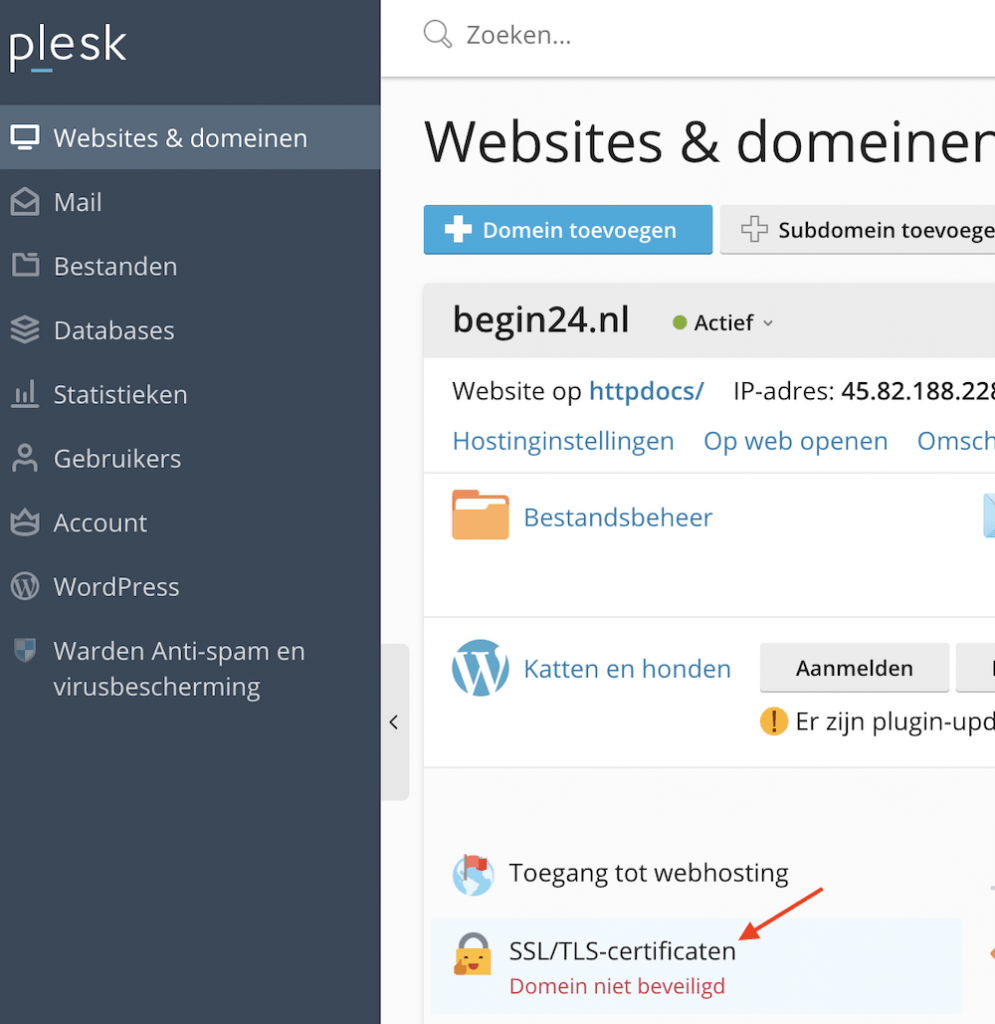 Requesting SSL Certificates from Cloud86