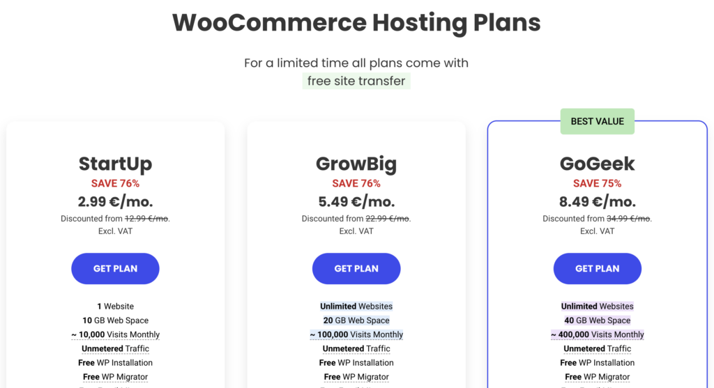 SiteGround WooCommerce hosting