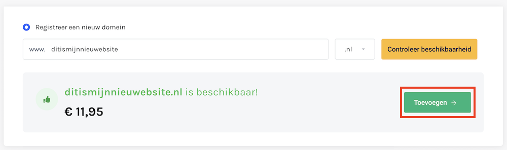 Add Cloud86 domain name.